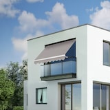 thumbnail of Wasabi - Toldo Exterior para Varanda Recolhível 3x2,5 Cinza – Suporte para Teto e Parede – Fixação para Corrimão