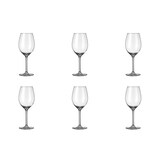 thumbnail of 6 x Rotweinglas, großeWeingläser, Glas, 41cl, Ø 8.3cm, Höhe:20.6cm