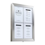 thumbnail of Securit® Classic Informationsdisplay 4A4 aus Edelstahl