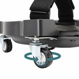 thumbnail of Relaxdays Knieschoner auf Rollen, bis 100 kg, gelenkschonende Bodenarbeiten, je BxT: 22 x 29,5 cm, Knieschützer, schwarz