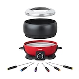 thumbnail of H.Koenig ALP1800 elektrisches Fondue Set / 6 Personen / 6 Fonduegabeln / Temperatur 25°C bis 190°C / 2 L / Antihaftbeschichtung