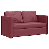 thumbnail of vidaXL Bodensofa mit Schlaffunktion Weinrot 112x174x55 cm Stoff