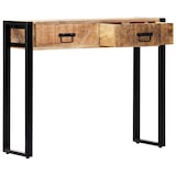 thumbnail of Mesa consola de madera maciza de mango 90x30x75 cm