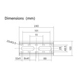 thumbnail of Support Tv Fixe - Slim - Stell - Sho 4200