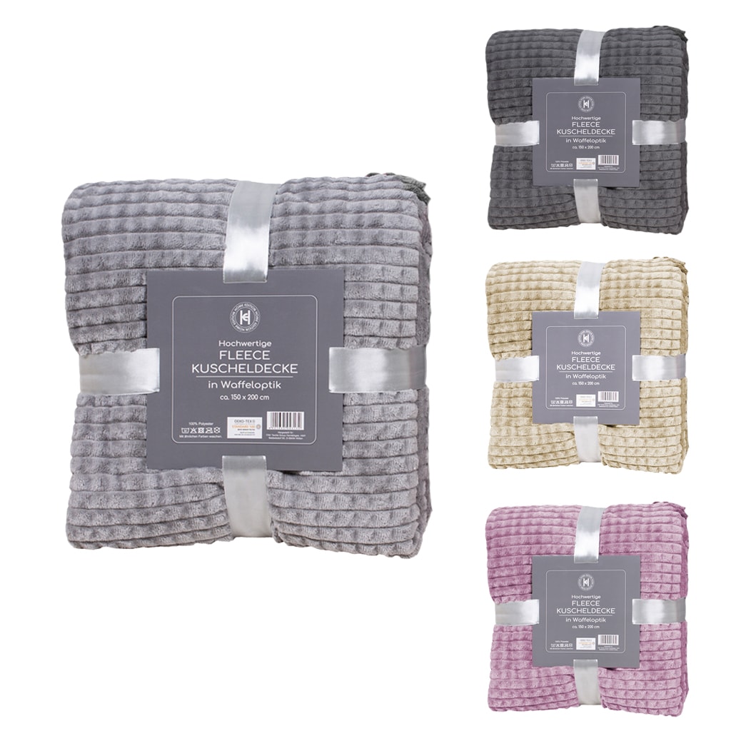 Flanell Wohndecke Kuscheldecke Wolldecke Sofadecke 150x200cm