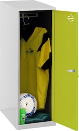thumbnail of SimonRack Taquillas Vestuario Pequeña, 915x400x500 mm, Amario Metálico Pequeño, Incluye Llave, Gris/Verde - Simonlocker