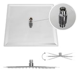 thumbnail of Regendusche aus Edelstahl, eckig - 30 x 30 cm