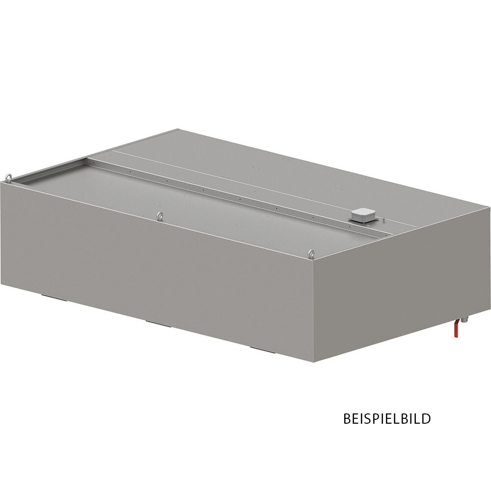 Stalgast Induktions-Wandhaube "Expert Line", 2200x1100x450 mm,  Kastenform mit LC2 Typ A Zyklonen-/Labyrinthfilter