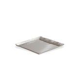 thumbnail of Tablett quadratisch Alu "Hammerschlag" 40 x 40 cm