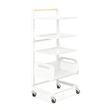 thumbnail of COSTWAY Carrinho de 4 Andares, Carrinho de Serviço com Prateleiras Ajustáveis, Carrinho de Cozinha com Rodas e Alça