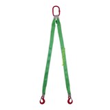 thumbnail of Zawiesia Pasowe 2-żyłowy 1400 kg, hak oczkowy 3 metry, łańcuch podnoszący