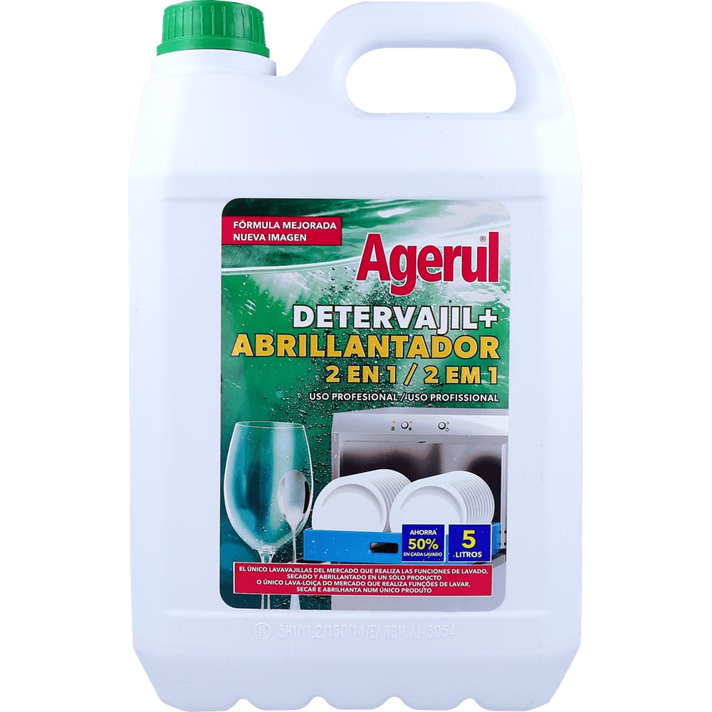 Flüssiges Geschirrspülmittel + Klarspüler 2in1 5L