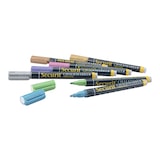 thumbnail of Securit® Conjunto de 7 marcadores de giz líquido - Verde, Azul, Roxo, Rosa, Bronze, Dourado, Prateado - Ponta redonda 1-2mm