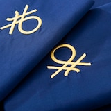 thumbnail of Benetton - Conjunto de cama de solteiro de 3 peças: lençol plano (160x240cm), lençol justo (90x200cm), 1 fronha (45x115cm) 100% algodão azul