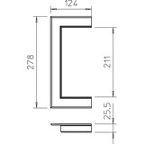 thumbnail of OBO Bettermann Wandabschlussblende G-AWAO90210RW 6279010