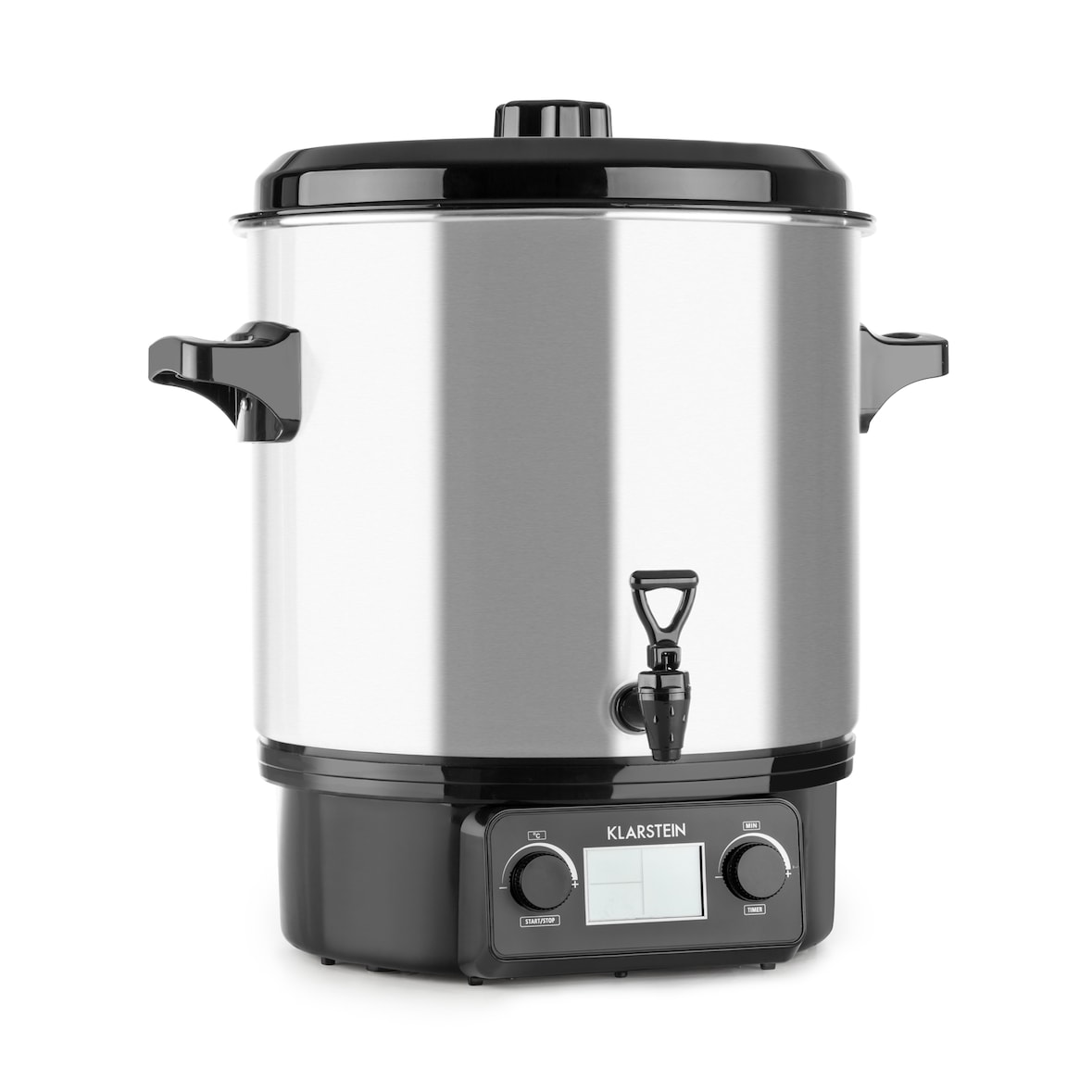 Biggie Digital Einkochvollautomat Einkochtopf 27l 2000W Edelstahl Silber