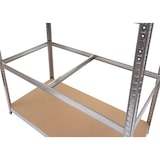 thumbnail of HWC-E33, estantería para sótano, acero 875kg, 5 estantes ~ galvanizado 200x100x60cm.