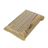 thumbnail of MONOUSO - Cannuccia Flessibile di Carta Insaccata Nera Righe Bianche Ø6mm 21cm (6.000 Pezzi)