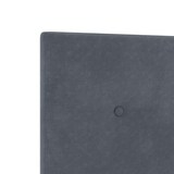 thumbnail of vidaXL Kopfteil Wandmontiert mit Kopfteil Dunkelgrau 80 cm Samt