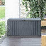 thumbnail of Prosperplast - Baul de jardin 280 litros Boardebox de plastico en color antracita 116 x 43,8 x 55 cm