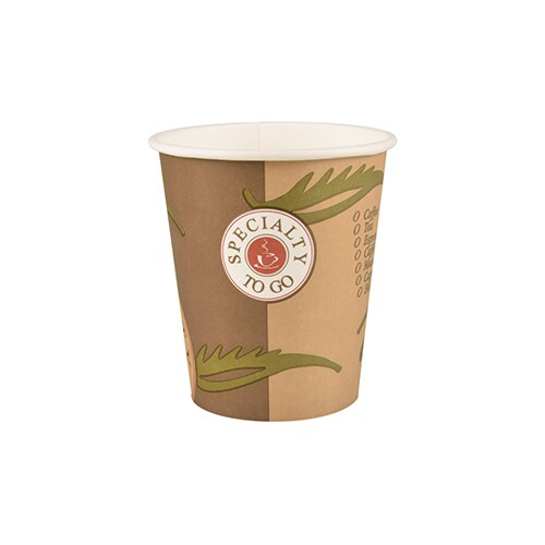 6x PAPSTAR 50 Papp-Trinkbecher TO GO, Trinkbecher mit farbigem Druck: Coffee To Go.