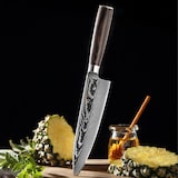 thumbnail of Wakoli EDIB Essentials 2er Set Damastmesser - 13 cm und 20 cm Profi Chefmesser Küchenmesser - 67 Lagen Damaststahl - Pakkaholzgriff - Inklusive Gesche