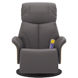 thumbnail of vidaXL Massagesessel mit Fußteil Grau Kunstleder