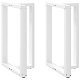 thumbnail of Helloshop26 - Juego de 2 patas ajustables para mesa de bar en forma de T 60 x 35 x 90 cm diseño moderno acero blanco 02_0057346