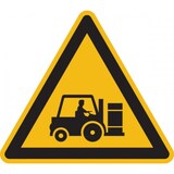 thumbnail of Warnschild, Achtung! Staplerverkehr! - praxisbewährt - 400x1.5 mm Kunststoff