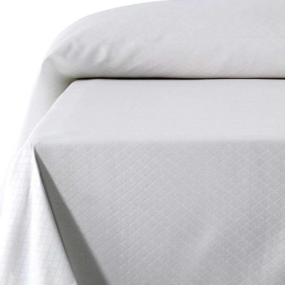 Colcha piqué blanca Hosteleria Stanfford 205x270 |Cama 105 cm