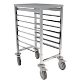 thumbnail of Wagen met 7 geleiders voor gn 2/1 of 1/1 containers - 660x750x900 mm - 91190620 Eurast
