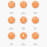 thumbnail of Ecouteurs Bluetooth Sport Ultra Puissance Autonomie Longue Portée 10m Noir YONIS