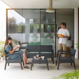 thumbnail of SHAF - Set de Muebles de Jardín y Terraza Miami Color Grafito Sofá 2 Plazas, 2 Sillones y Mesa de Centro