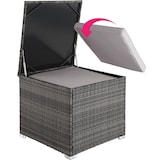 thumbnail of tectake Conjunto de ratán Pisa  gris - 403829