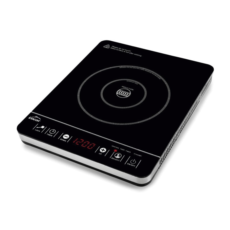 Lacor - 69332 - Piano Cottura A Induzione Non Incasso 2000 W - Nero [Classe di efficienza energetica A++]