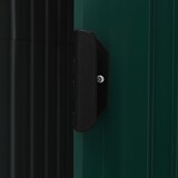 thumbnail of vidaXL Gartenhaus mit Regal Grün 205x130x183 cm Eisen