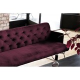 thumbnail of KAWOLA Esszimmerbank CHARME Velvet purple 166cm