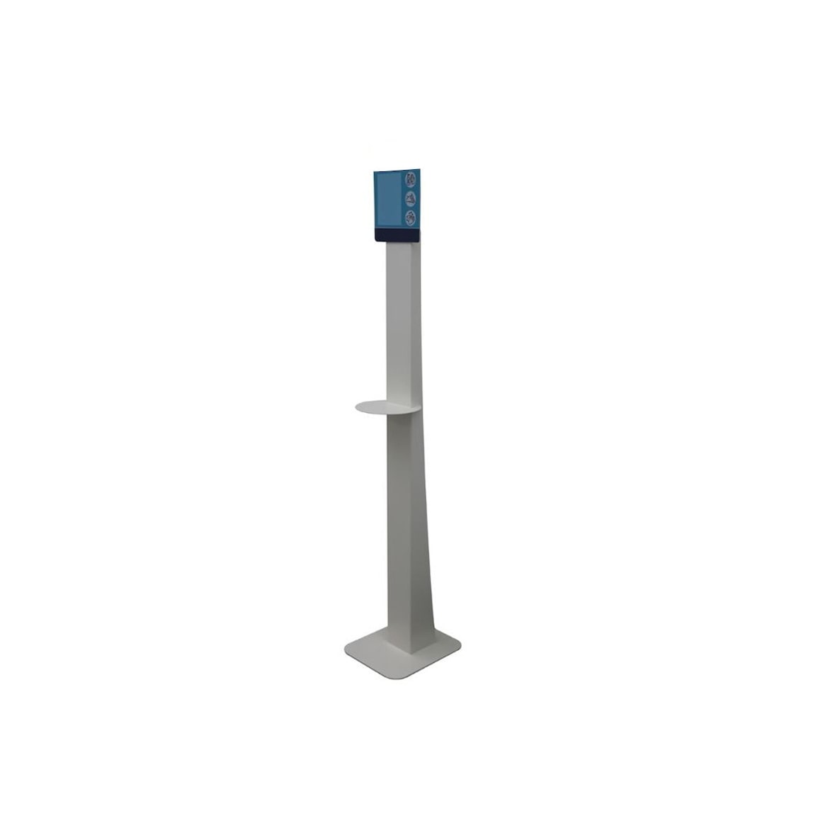 Colonna per dispenser di gel o sapone 145 cm con supporto