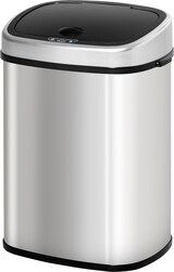 thumbnail of Mülleimer Edelstahl Silber 40,5x29,5x57 cm, 48 L, Infrarotsensor