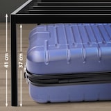 thumbnail of Metallbett RUKIM - Metall Schwarz 200x200x41 cm | Bett 200x200 Bettrahmen Metall Doppelbett