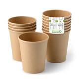 thumbnail of greenbox - Pappbecher 200 ml / 8 oz, Ø 80 mm, braun, 1000 St.