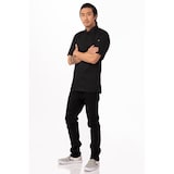 thumbnail of Chef Works® Kochjacke SPRINGFIELD Cool Vent™, Reißverschluss, Schwarz, Größe S