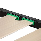 thumbnail of Rete letto ortopedica a doghe larghe in faggio singola 80x190 con telaio in metallo, per letto singolo una piazza - Comprarredo