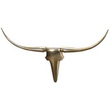 thumbnail of Deko Geweih Bull `L`, Aluminium - Exklusive Wanddekoration. Gold, 125x10x60 cm | Kadima Design
