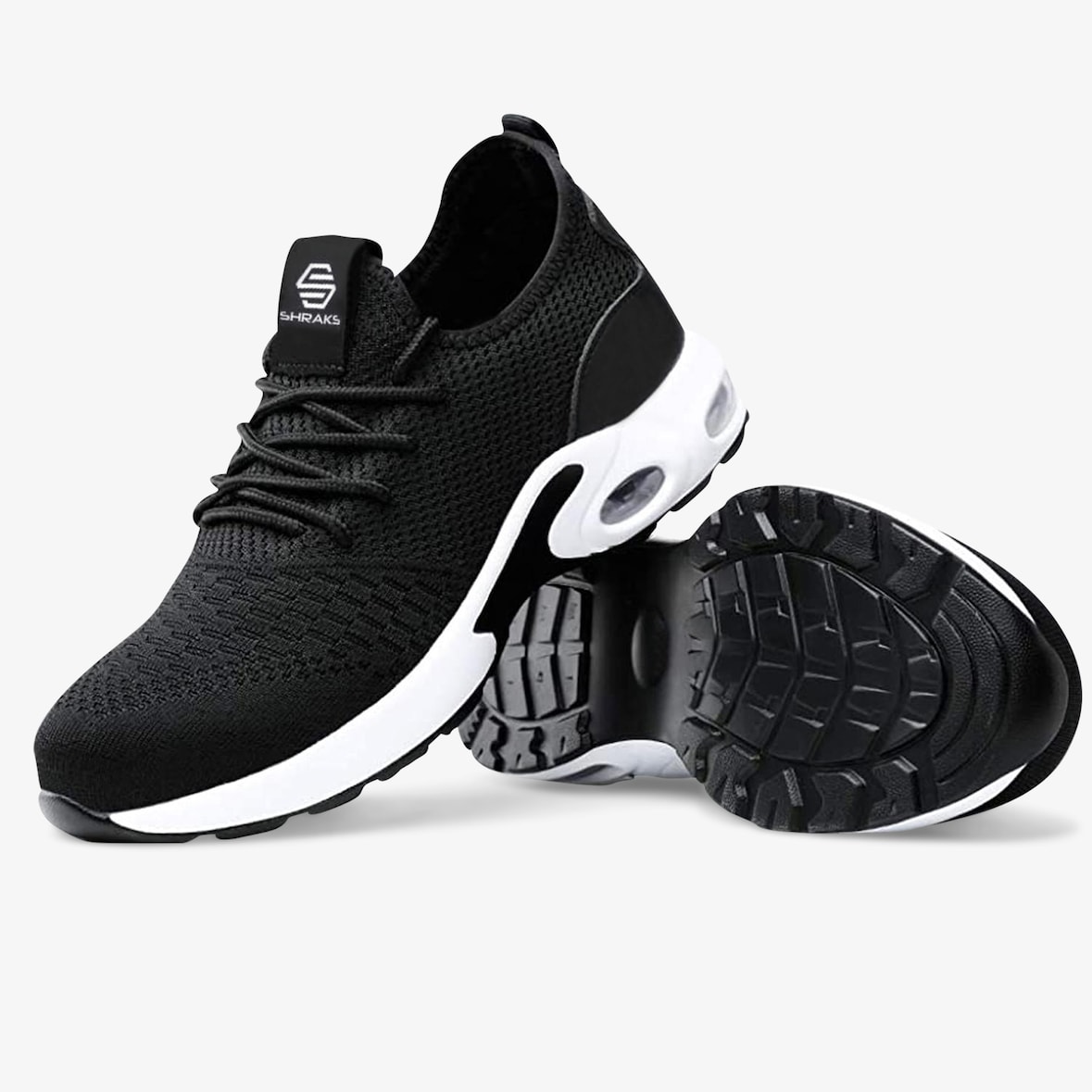 Shraks Veiligheidsschoenen - Werkschoenen voor Dames en Heren - Stalen Neus - Sneaker - Ademend en licht design - Maat 38