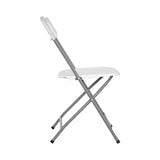 thumbnail of Silla Plegable Blanca 49x44.5x80.5cm 7house