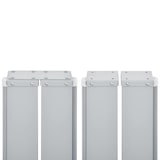 thumbnail of Toldo lateral retráctil rojo 160x600 cm