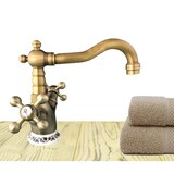 thumbnail of Rubinetto bagno Per Lavabo Vintage Bronzato stile antico ceramica