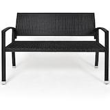 thumbnail of Casaria Gartenbank Poly Rattan 2-Sitzer UV-Lichtbeständig