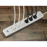 thumbnail of Sygonix SY-5145332 Steckdosenleiste mit Schalter 12fach Weiß, Grau Schutzkontakt 1 St.